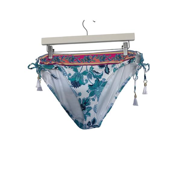 La Blanca Side Tie Hipster Bikini Bottom in Santorini Sun, 16 - Picture 1 of 6